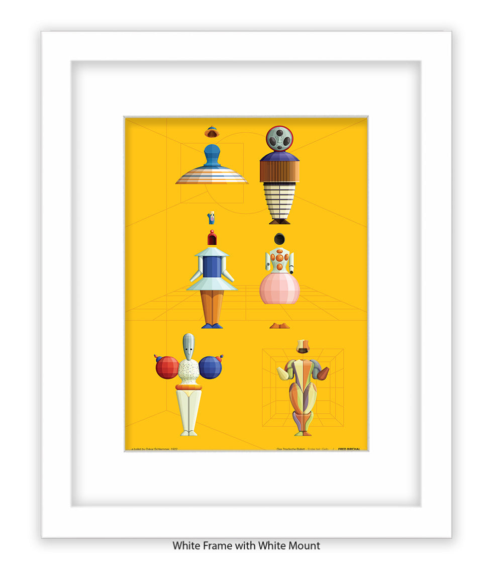 Triadische Ballet 1970-VIII - Fred Birchal -Art Print