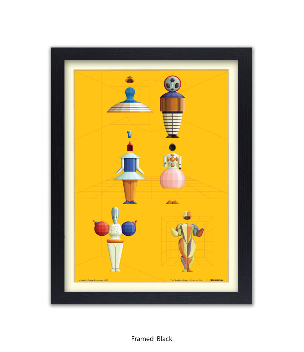 Triadische Ballet 1970-VIII - Fred Birchal -Art Print