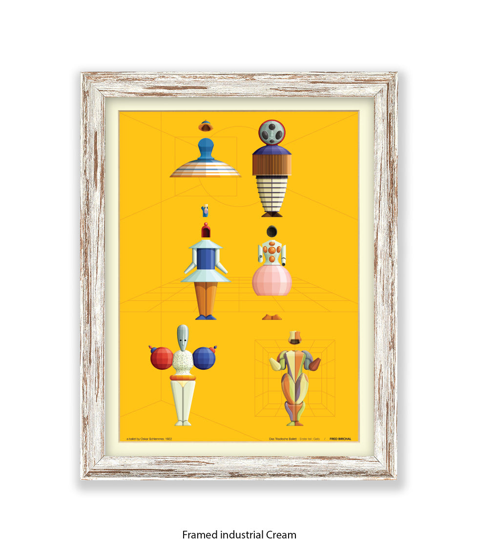 Triadische Ballet 1970-VIII - Fred Birchal -Art Print