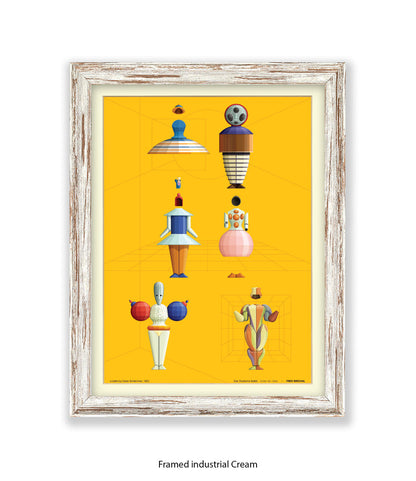 Triadische Ballet 1970-VIII - Fred Birchal -Art Print