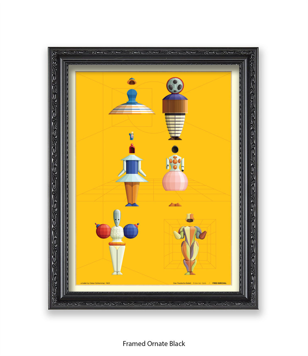Triadische Ballet 1970-VIII - Fred Birchal -Art Print
