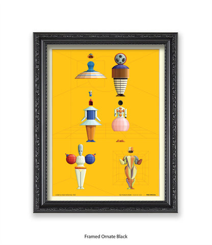 Triadische Ballet 1970-VIII - Fred Birchal -Art Print
