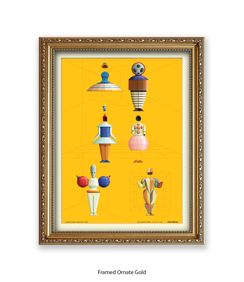 Triadische Ballet 1970-VIII - Fred Birchal -Art Print