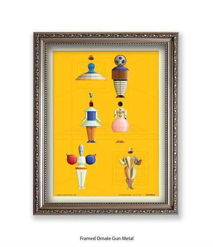 Triadische Ballet 1970-VIII - Fred Birchal -Art Print
