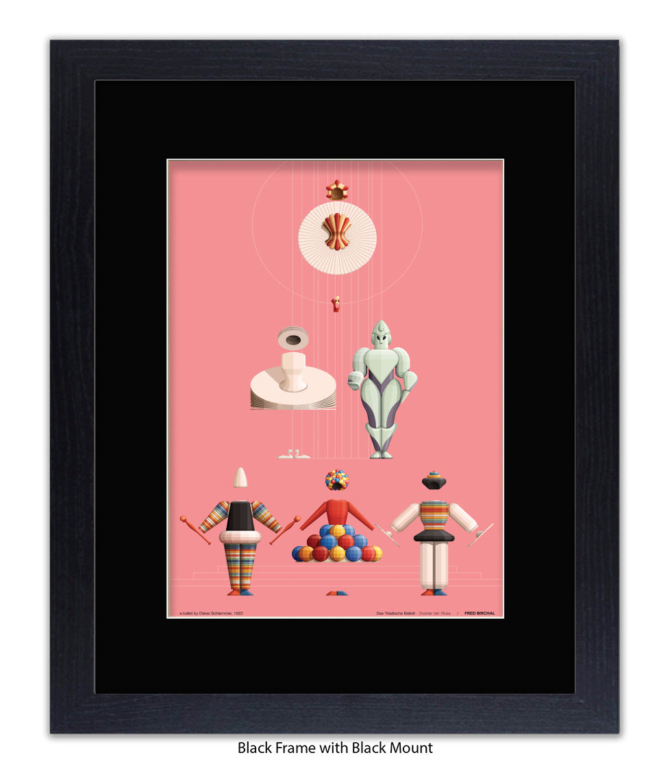 Triadische Ballet 1970-IX - Fred Birchal - Art Print