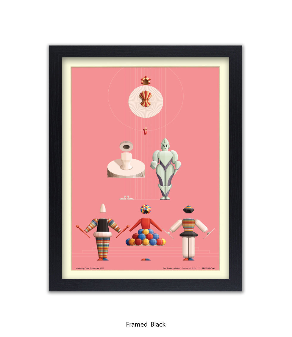 Triadische Ballet 1970-IX - Fred Birchal - Art Print