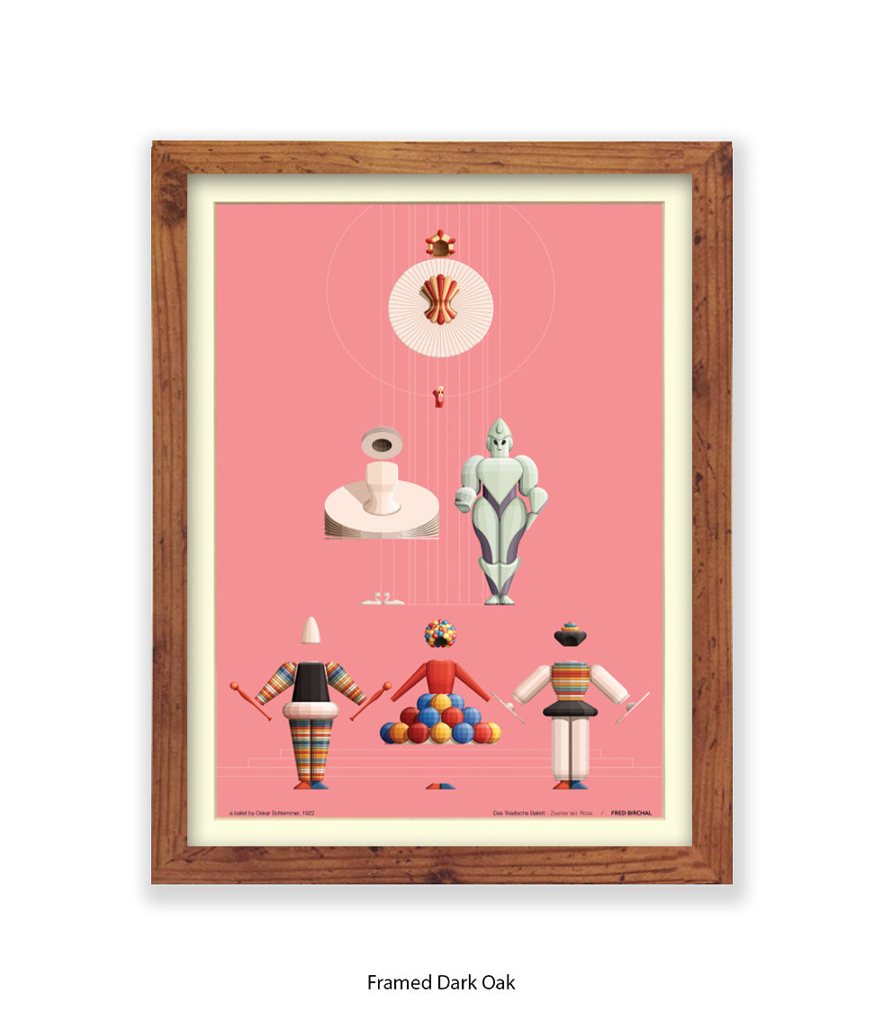 Triadische Ballet 1970-IX - Fred Birchal - Art Print