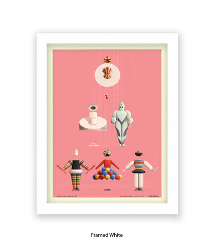 Triadische Ballet 1970-IX - Fred Birchal - Art Print