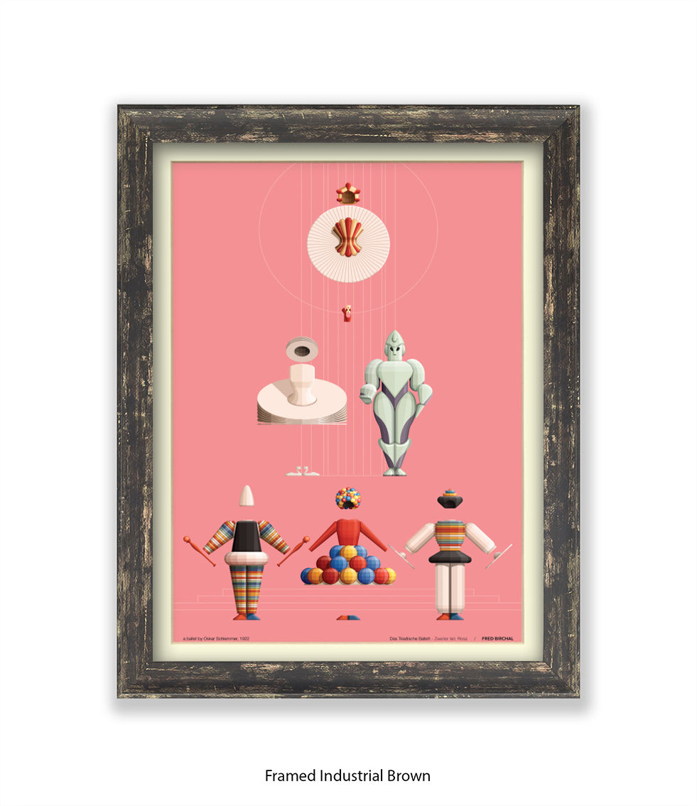 Triadische Ballet 1970-IX - Fred Birchal - Art Print