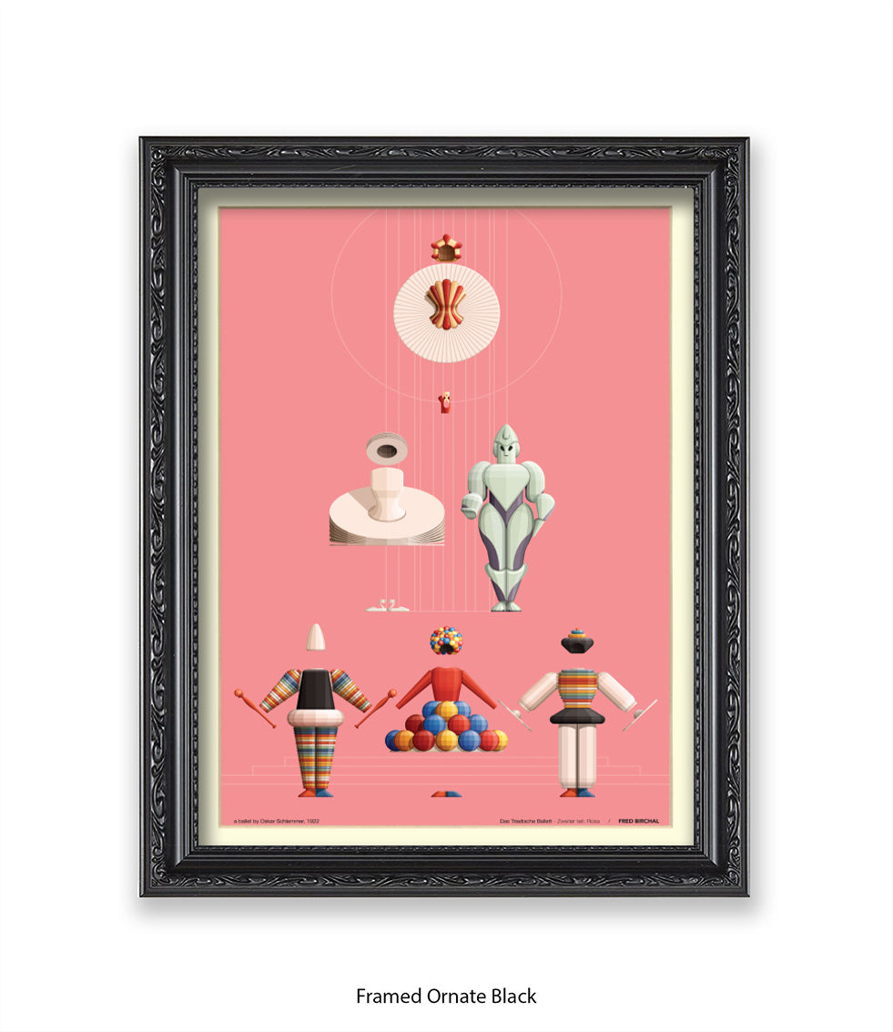 Triadische Ballet 1970-IX - Fred Birchal - Art Print