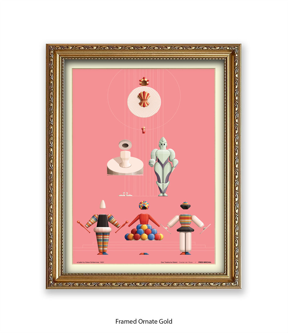 Triadische Ballet 1970-IX - Fred Birchal - Art Print