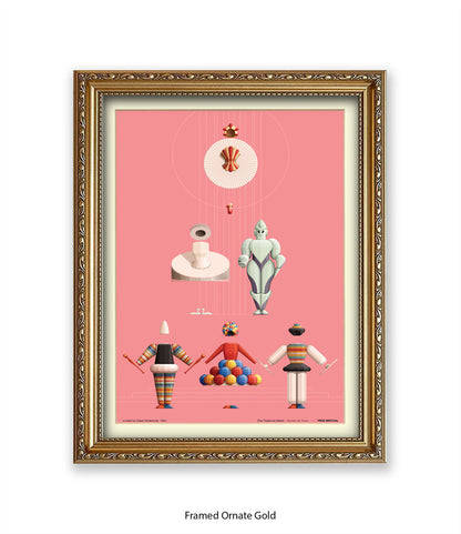 Triadische Ballet 1970-IX - Fred Birchal - Art Print