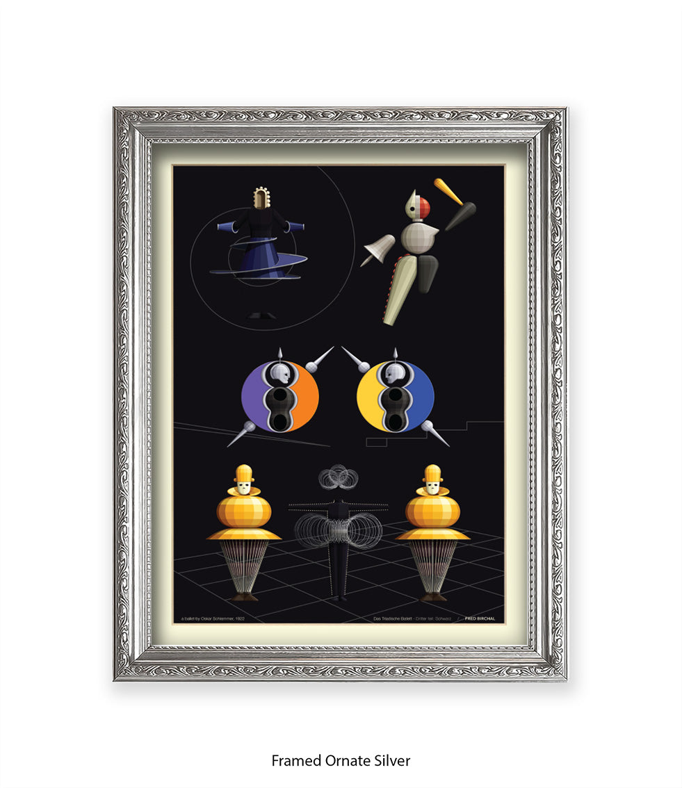 Triadische Ballet 1970-X - Fred Birchal - Art Print