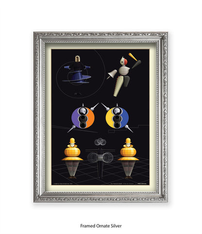 Triadische Ballet 1970-X - Fred Birchal - Art Print