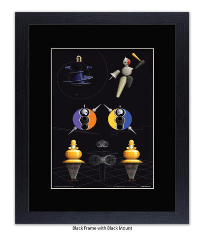 Triadische Ballet 1970-X - Fred Birchal - Art Print
