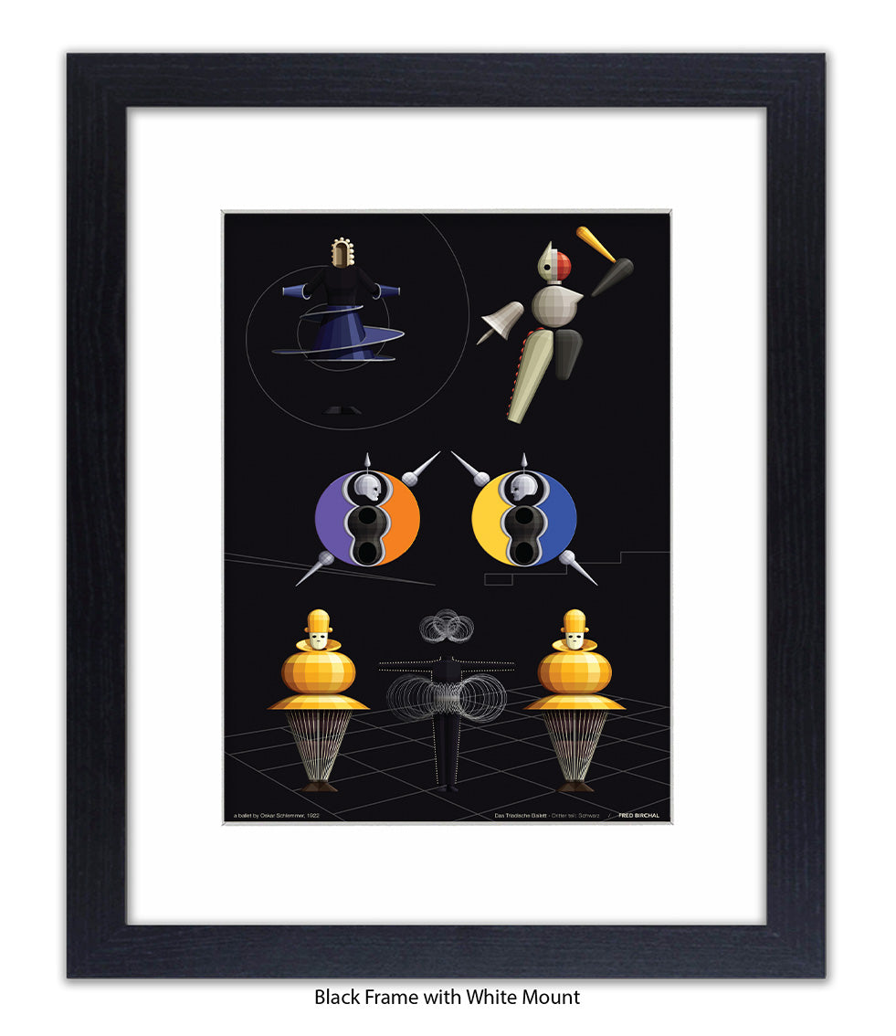 Triadische Ballet 1970-X - Fred Birchal - Art Print