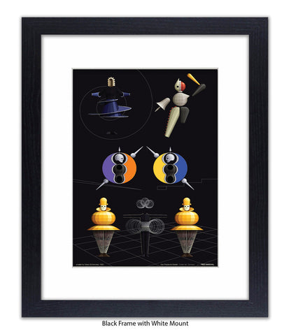 Triadische Ballet 1970-X - Fred Birchal - Art Print