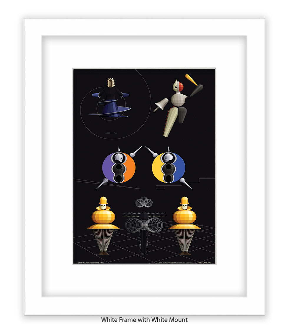 Triadische Ballet 1970-X - Fred Birchal - Art Print