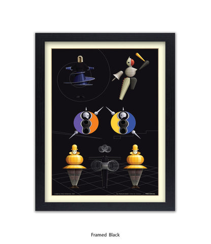 Triadische Ballet 1970-X - Fred Birchal - Art Print