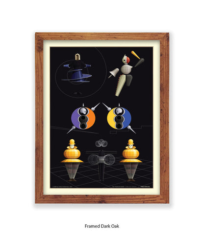 Triadische Ballet 1970-X - Fred Birchal - Art Print