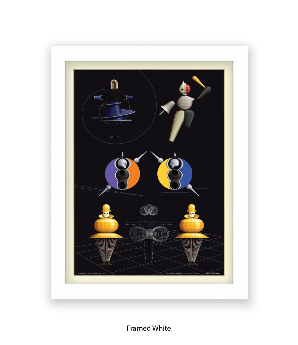 Triadische Ballet 1970-X - Fred Birchal - Art Print