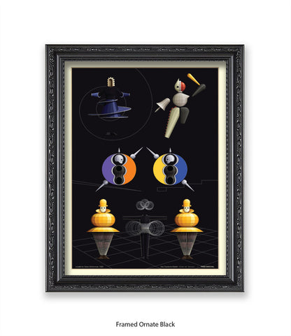 Triadische Ballet 1970-X - Fred Birchal - Art Print