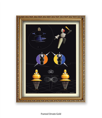 Triadische Ballet 1970-X - Fred Birchal - Art Print