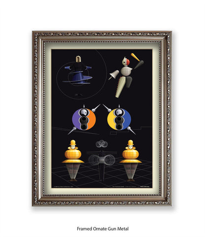 Triadische Ballet 1970-X - Fred Birchal - Art Print