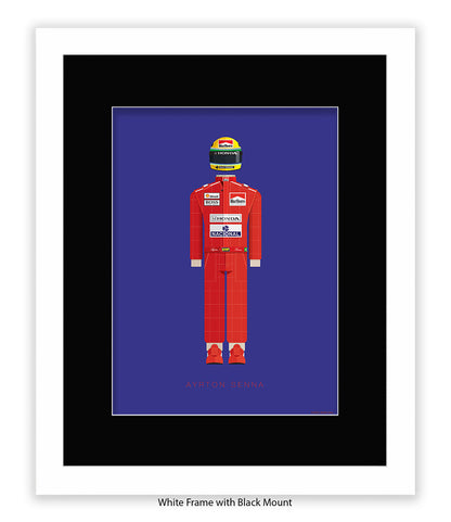 Ayrton Senna Fred Birchal Art Print