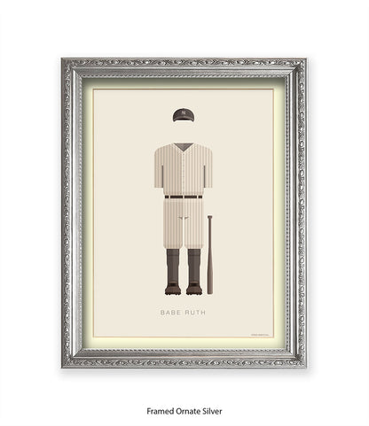 Babe Ruth Fred Birchal Art Print