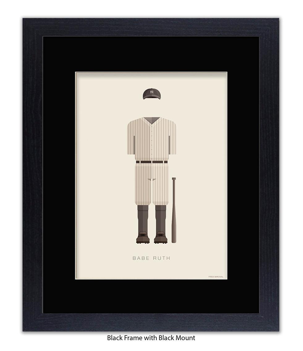 Babe Ruth Fred Birchal Art Print