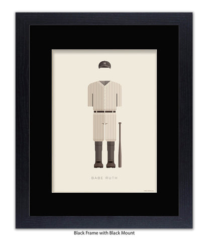 Babe Ruth Fred Birchal Art Print