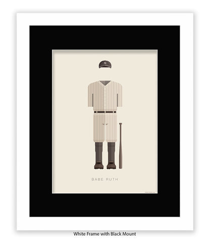 Babe Ruth Fred Birchal Art Print