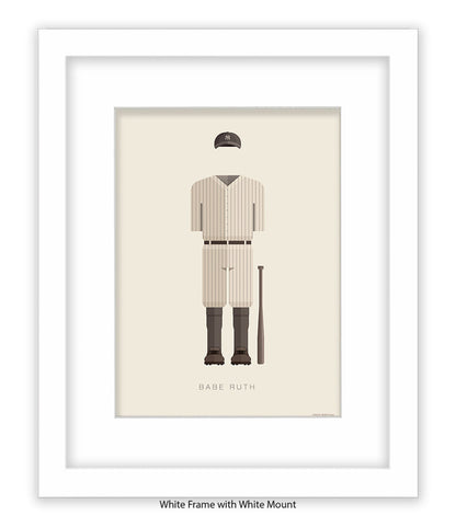 Babe Ruth Fred Birchal Art Print