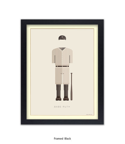Babe Ruth Fred Birchal Art Print