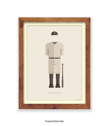 Babe Ruth Fred Birchal Art Print
