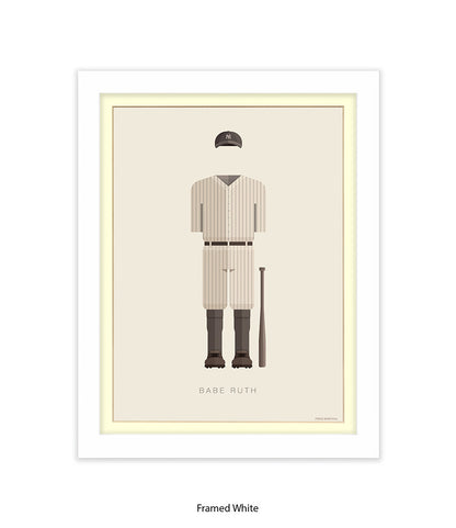 Babe Ruth Fred Birchal Art Print