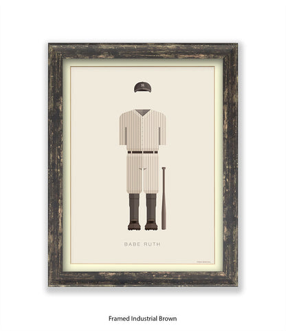 Babe Ruth Fred Birchal Art Print