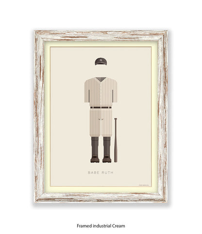 Babe Ruth Fred Birchal Art Print