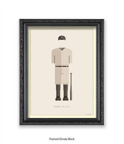 Babe Ruth Fred Birchal Art Print