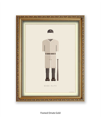 Babe Ruth Fred Birchal Art Print
