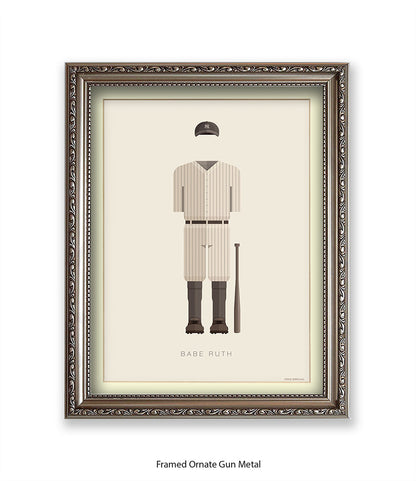Babe Ruth Fred Birchal Art Print