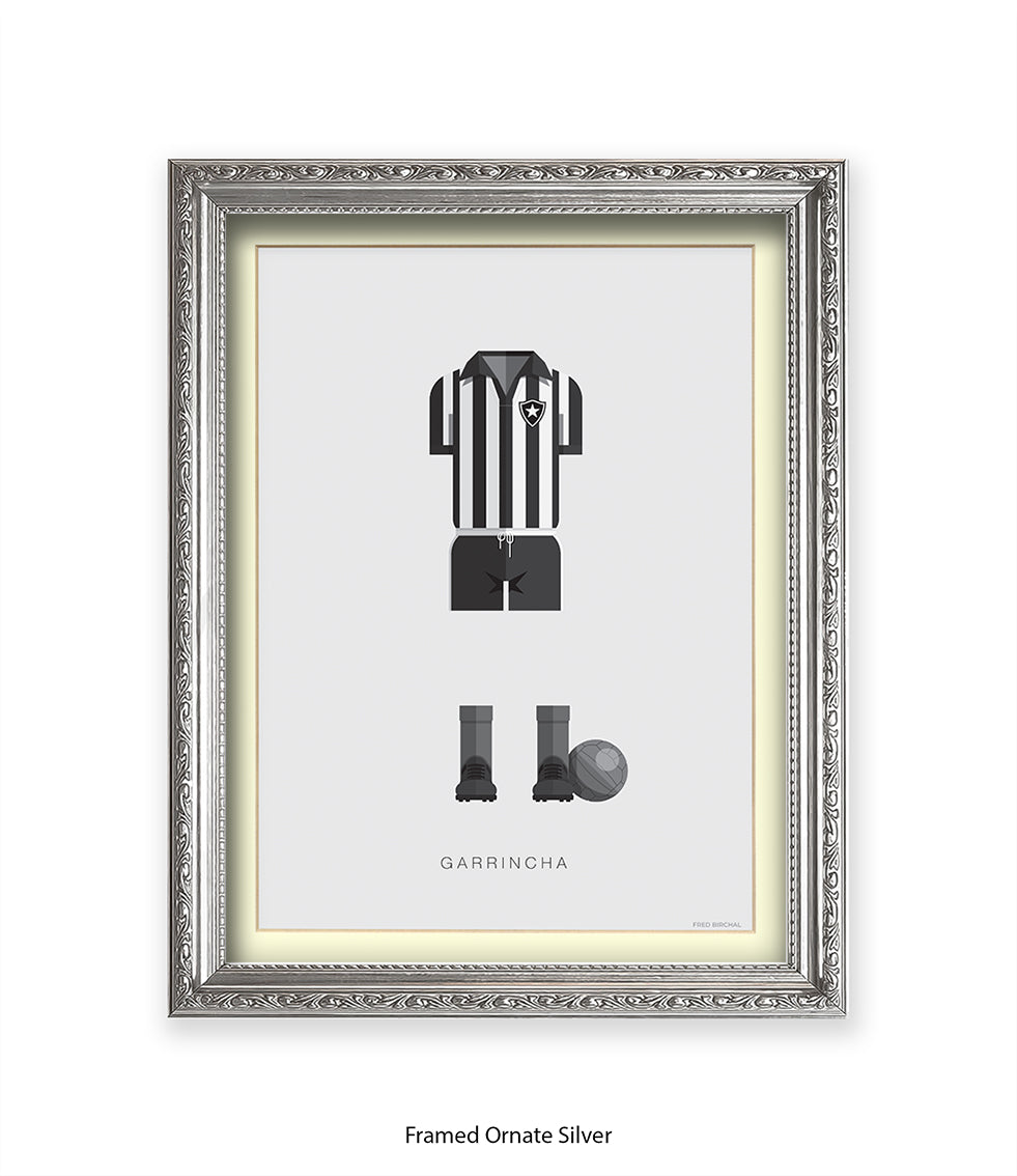 Garrincha Fred Birchal Art Print