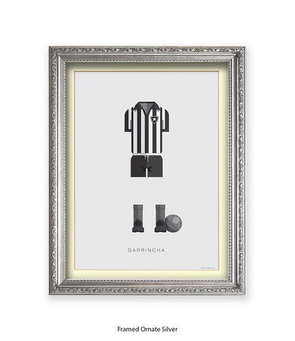 Garrincha Fred Birchal Art Print