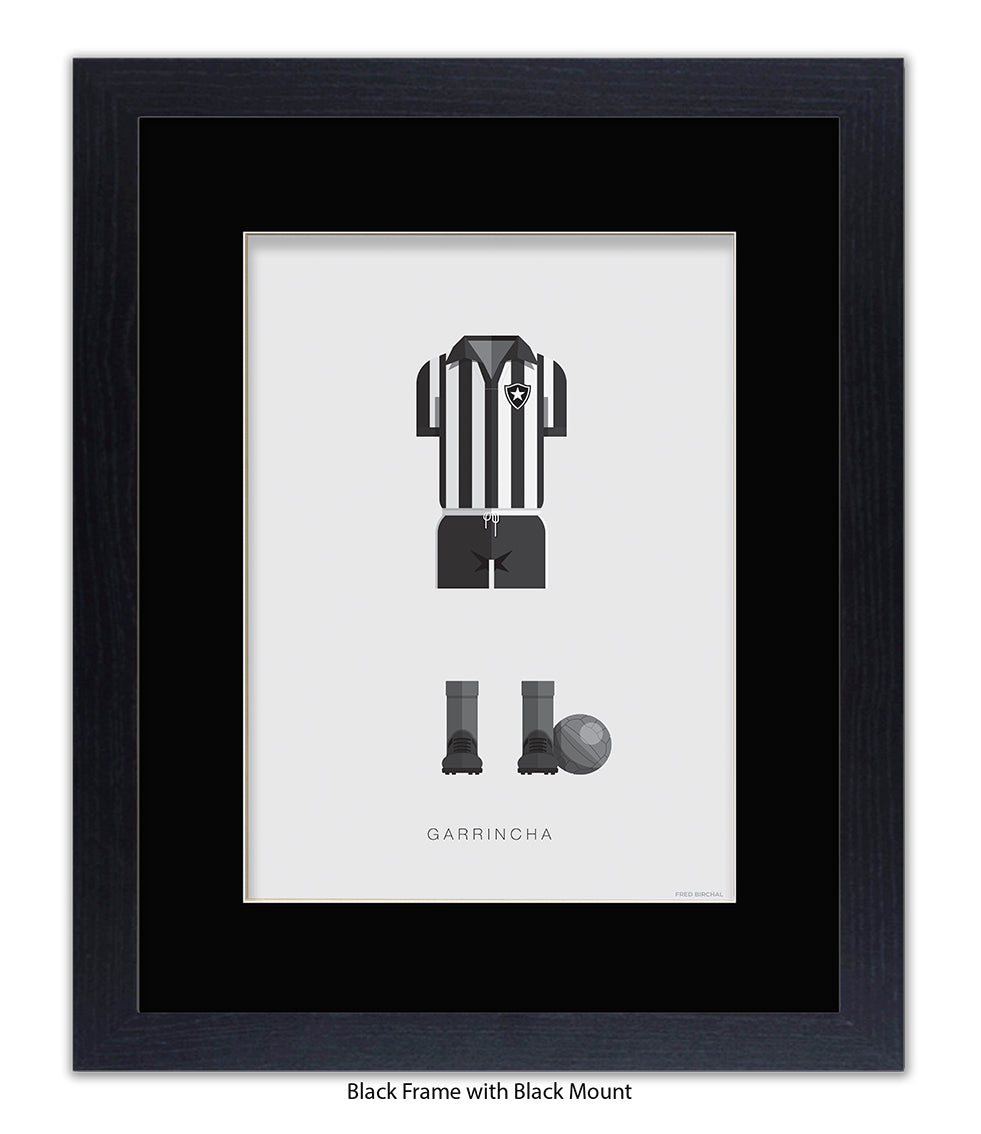 Garrincha Fred Birchal Art Print