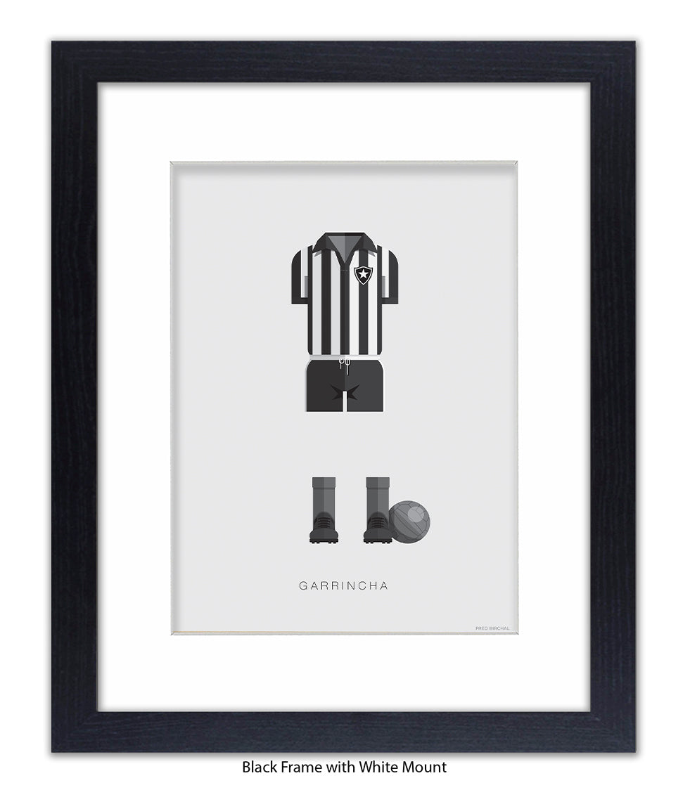 Garrincha Fred Birchal Art Print