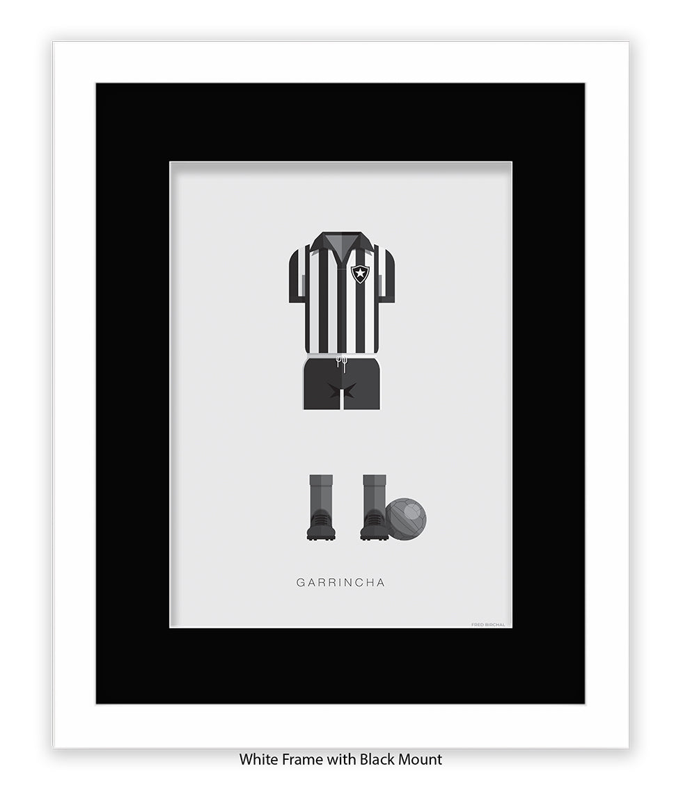 Garrincha Fred Birchal Art Print