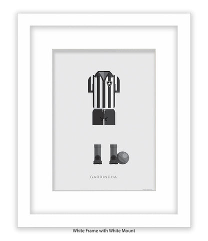 Garrincha Fred Birchal Art Print