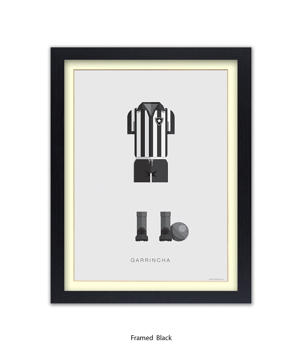Garrincha Fred Birchal Art Print