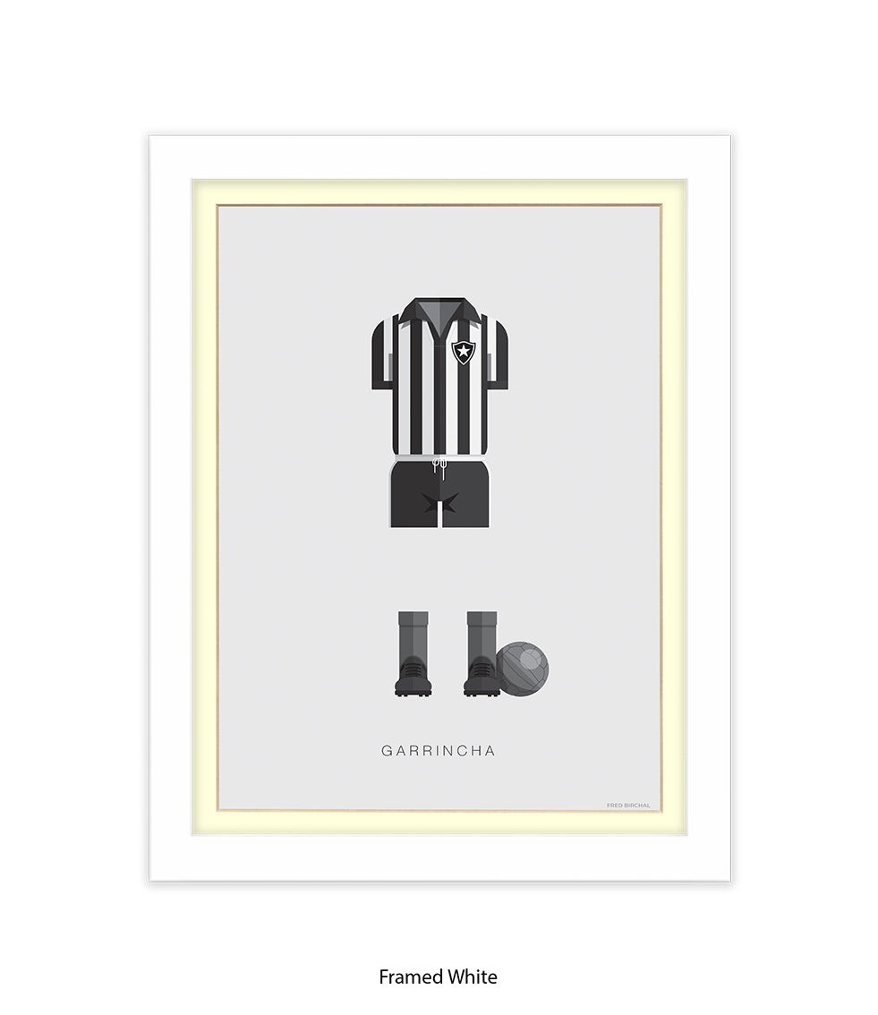 Garrincha Fred Birchal Art Print
